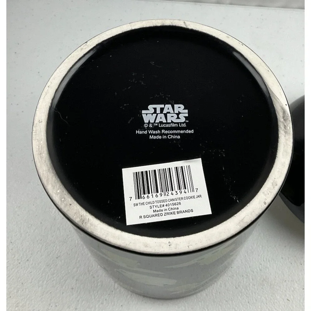 Disney Star Wars Mandalorian Cookie Jar Canister Large -the Child